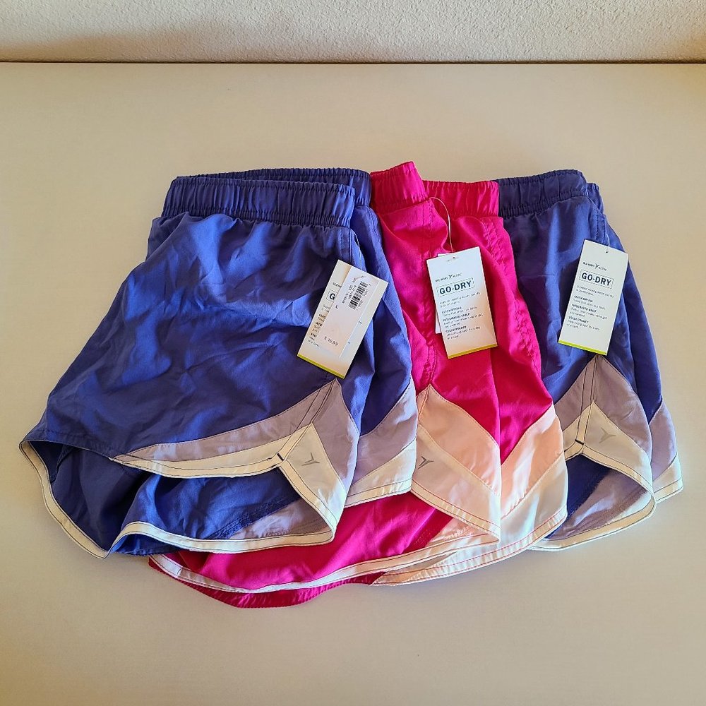 Old Navy Active Go-Dry Quick-Drying Athletic Shorts Large Lot of Three - NWT